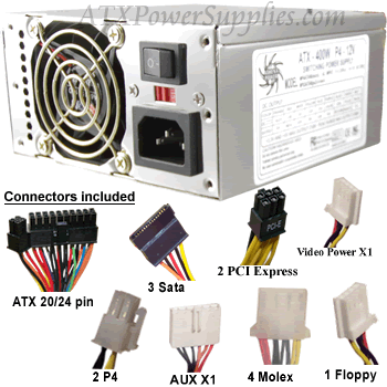 Athena part number AP-MP4ATX40  power supply