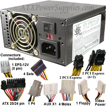 Athena part number AP-MP4ATX47FE  power supply