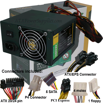 Antec Earthwatts EA-380D  power supply