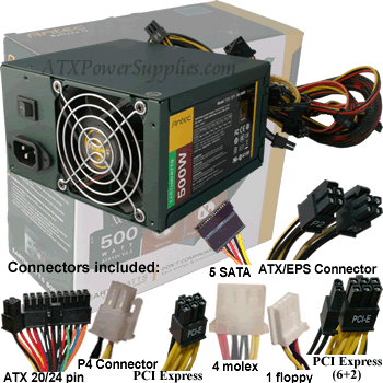 Antec Earthwatts EA-500D  power supply